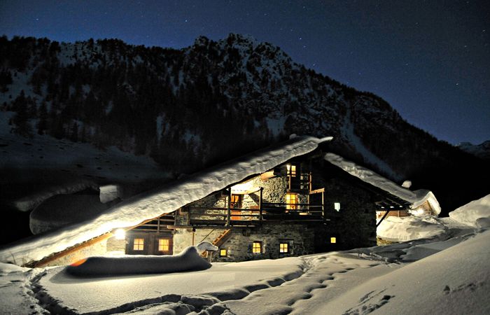 Romantic skiing holiday hotel, Hotellerie de Mascognaz 