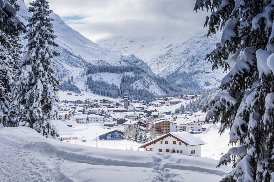 Beginner ski holidays in Lech