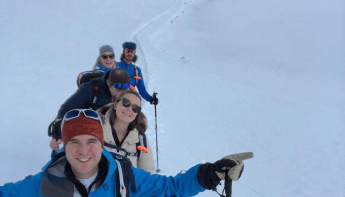 Our Ski Solutions expert James in Andermatt ski resort in Switzerland