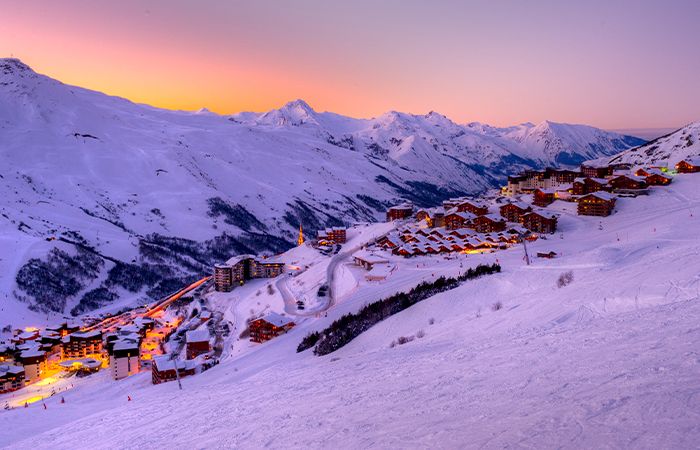 Les Menuires - One of the quietest ski resorts at half term
