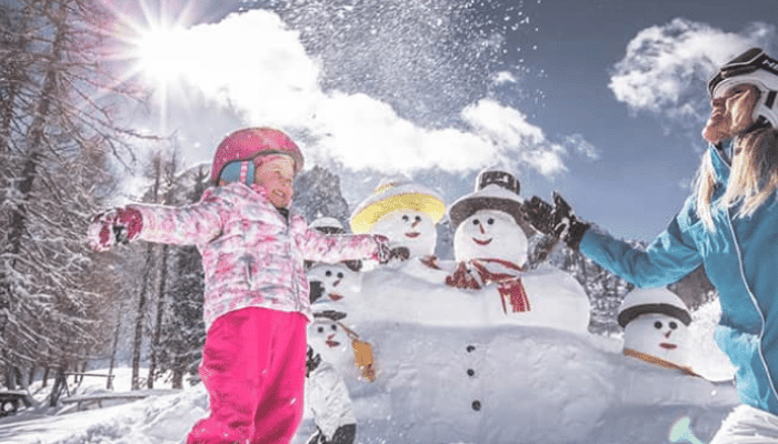 Activities you can do while skiing with toddlers