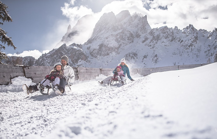 ski holiday with children