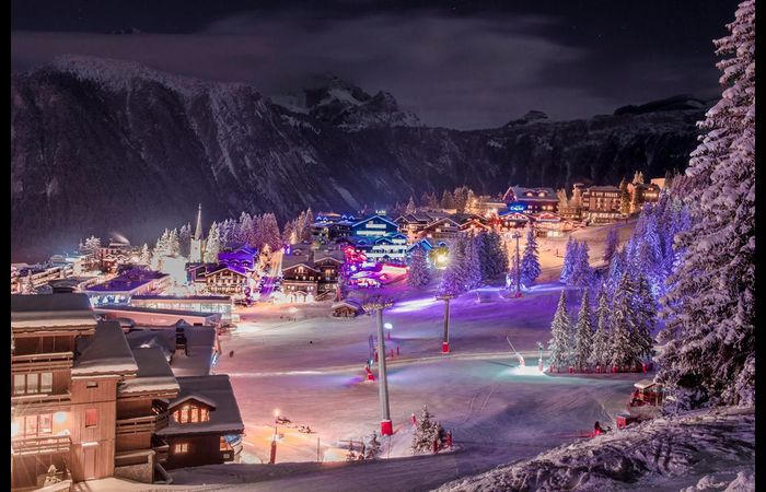 Best nightlife ski resorts France Courchevel