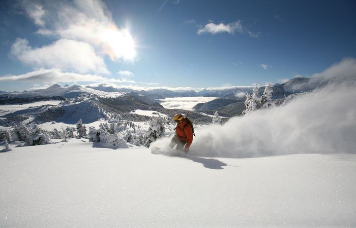 Banff snowboarding
