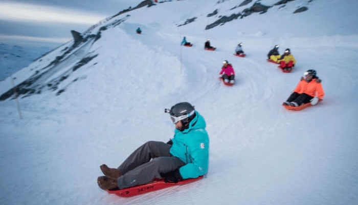 Europes longest toboggan run in Val Thorens ski resort a unique ski experience