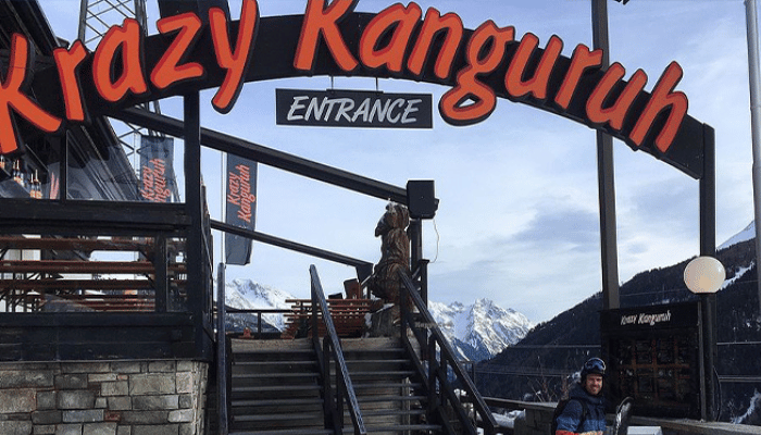Krazy Kanguruh one of the best bars for apres ski and nightlife in St Anton