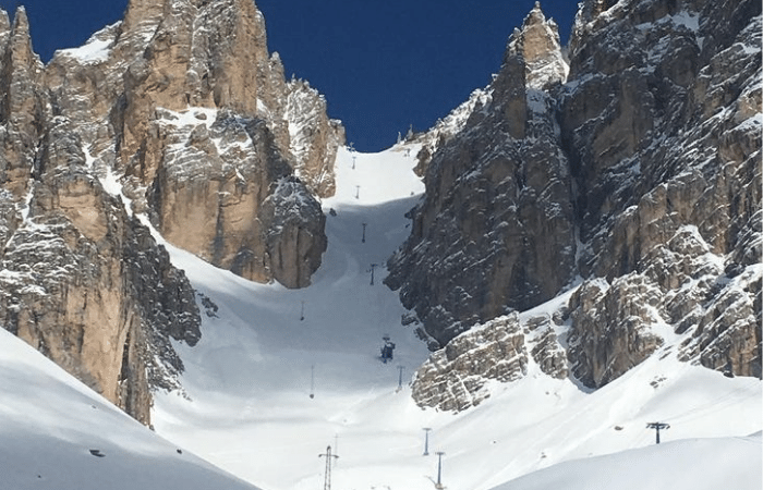 Forcella Staunies, Cortina