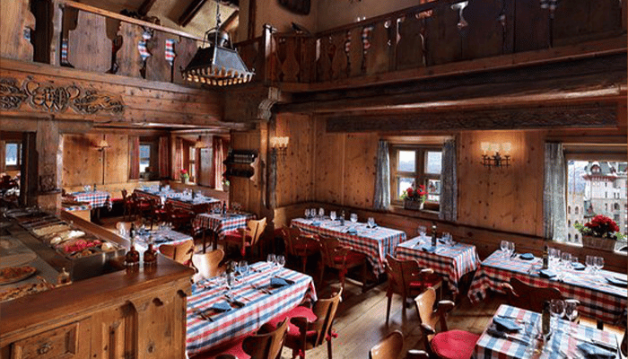 Chesa Veglia one of the best restaurants in St Moritz