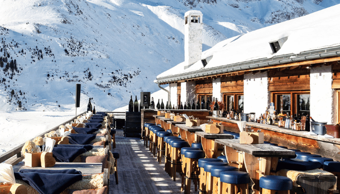 El Paradiso restaurant in St Moritz