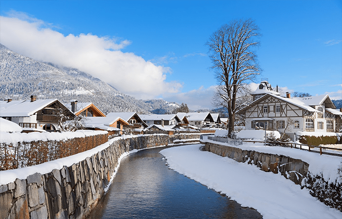 Garmisch-Partenkirchen ski village